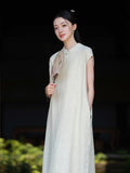 Petunia Linen Ramie Cheongsam Dress