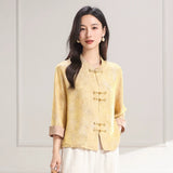 Kendra Loose-Fit Polyester Cheongsam Top