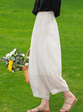 Poppy Lightweight Ramie Lantern Cheongsam Pants