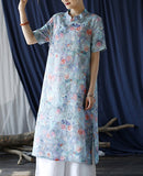 Grandeur A-Line Digital Print Cheongsam Dress