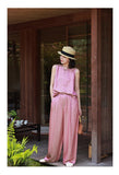 Nina Pink Jacquard Cheongsam Top