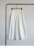 Henriette Wide-Leg Cotton Cheongsam Pants