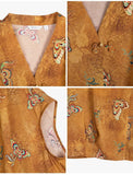 Aquamarine Lace Silk Cheongsam Top