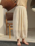Poppy Lightweight Ramie Lantern Cheongsam Pants