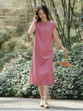 Ursula Tencel Linen Cheongsam Dress