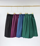 Henriette Wide-Leg Cotton Cheongsam Pants