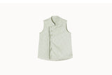 Poinsettia Elevated Stand Collar Cheongsam Qipao Vest Frog Buttons