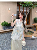 Nina 2-Piece Floral Embroidered Cheongsam Set
