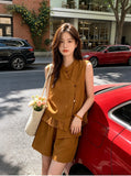 Tranquil 2-Piece Asymmetrical Ruffle Cheongsam Set