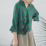 Silk Fragrant Cloud Yarn Qipao Cheongsam Top