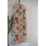 Natural Floral Casual Cheongsam