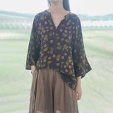 Silk Fragrant Cloud Yarn Qipao Cheongsam Top