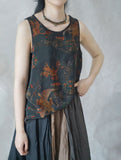 Silk Shining Double Sided Reversible Slip Top
