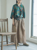 Silk Fragrant Cloud Yarn Qipao Cheongsam Top