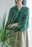 Silk Fragrant Cloud Yarn Qipao Cheongsam Top