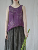 Silk Shining Double Sided Reversible Slip Top