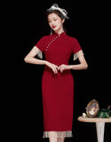 Pearl Tassels Qipao Cheongsam