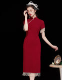 Pearl Tassels Qipao Cheongsam