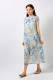 Blue Bamboo Qipao Cheongsam Dress