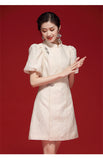 Kami Apricot Qipao Cheongsam